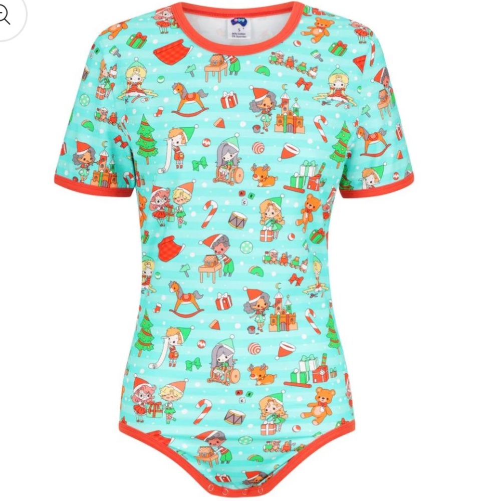 Santa’s Workshop adult size onesie